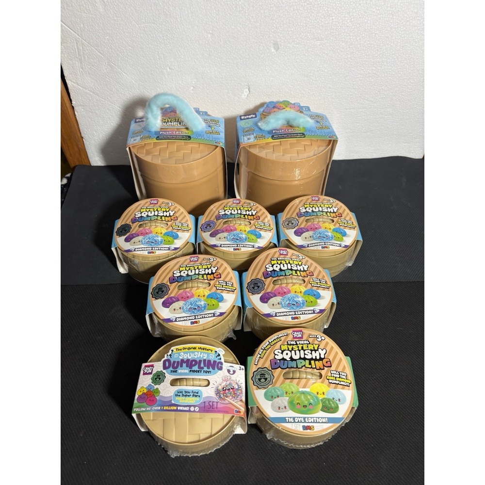 RMS Mystery Squishy Dumpling Bundle NEW SEALED (LOT OF 9 )